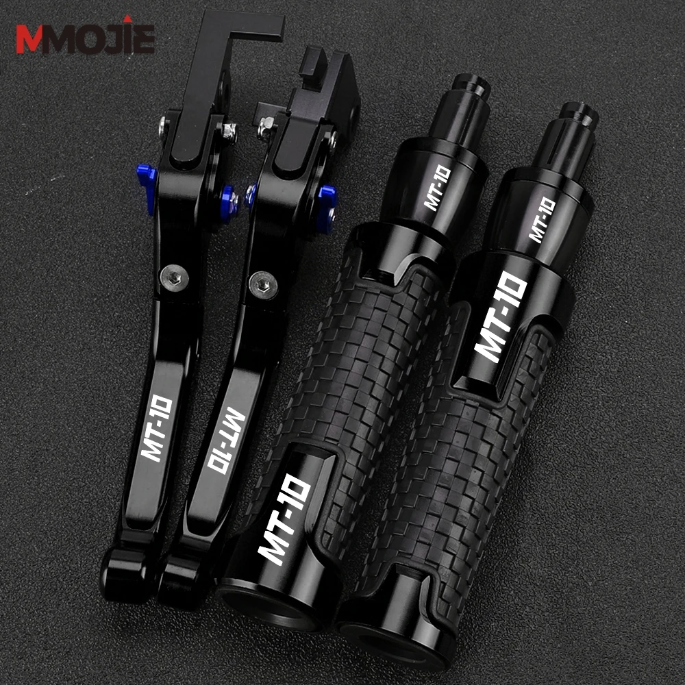 For YAMAHA MT10 MT-10 MT 10 2016 2017 2018 2019 2020 2021 2022-2025 Brake Clutch Levers 7/8'' 22mm Handlebar Handle Grips Ends