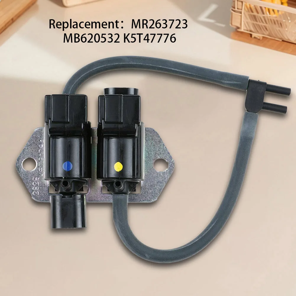 Vacuum Control Switch Solenoid Valve Replacement OEM MR263723 MB620532 K5T47776 for Mitsubishi Pajero 1990-2006