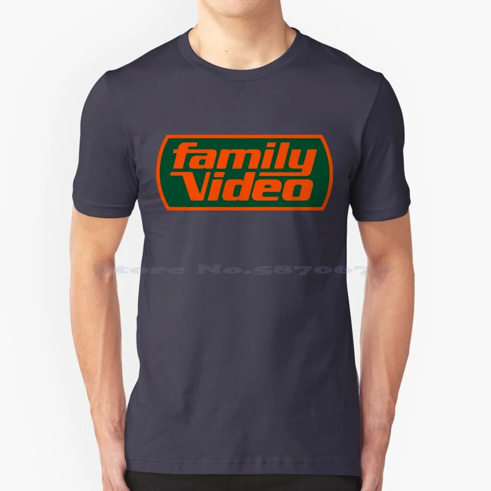 Family Video T Shirt 100% Cotton Tee Family Video Movies Movie Rental Blockbuster Home Video Home Movie Movie Night Physical