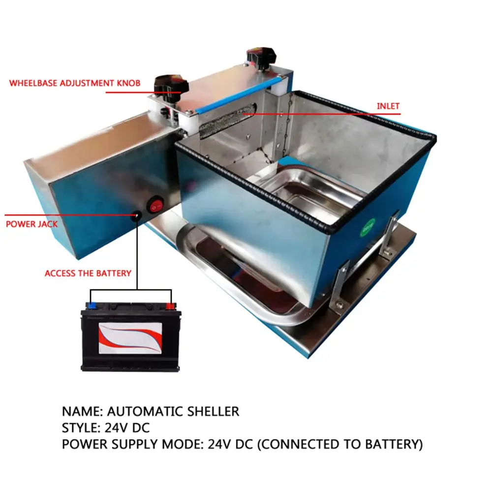 Edamame Sgusciatrice Pelapatate Separatore per sgusciare soia