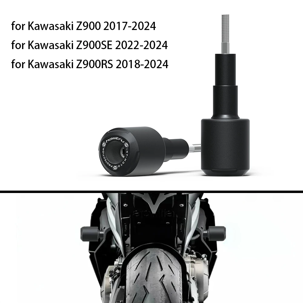 

Motorcycle Falling Protection Frame Slider Fairing Guard Crash Pad Protector For Kawasaki Z900 Z900SE Z900RS 2017-2024