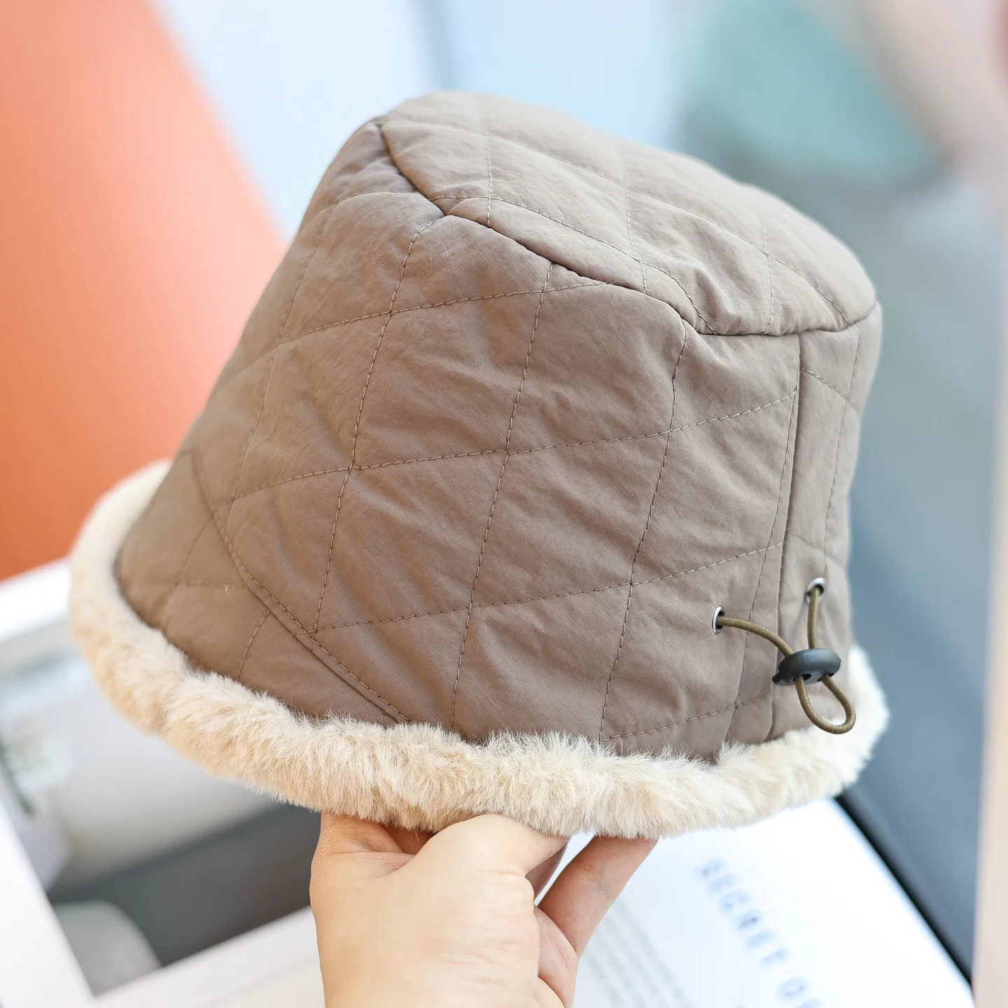 Frauen Eimer Hut Winter Hüte Für Frauen Plüsch Fischer Kappe Einfache Warm Halten Mode Zubehör Kopfbedeckungen