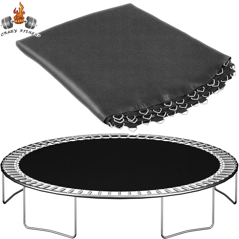 

Replacement Trampoline Mat High-Elastic PP Weather-Resistant Mat Safely Jumping Pad Fits 8FT/10FT Round Trampolines Frame