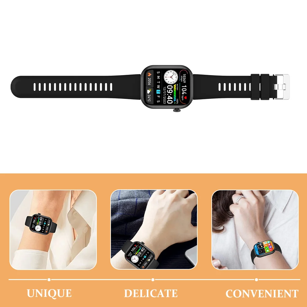 Sports Monitoring Smartwatch Large Fitness Watch Heart Rate Step Monitor Outdoor Exercise