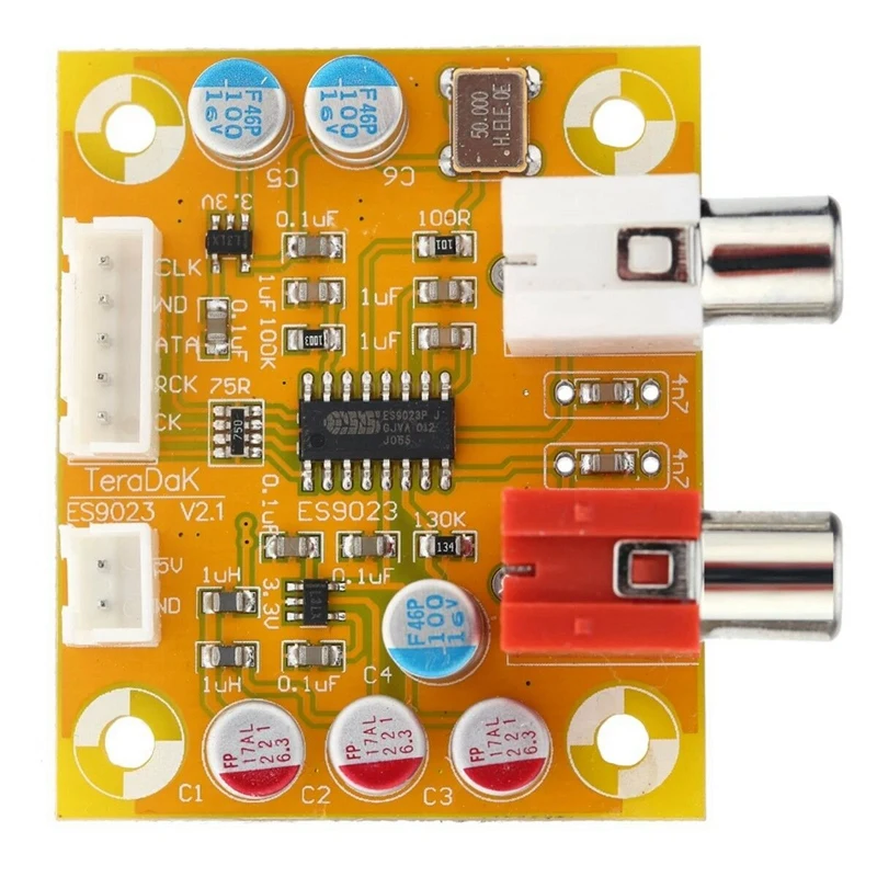 Sabre Es9023 Analog I2S 24 Bit 192 Khz Decoder Board Module For Raspberry Pi