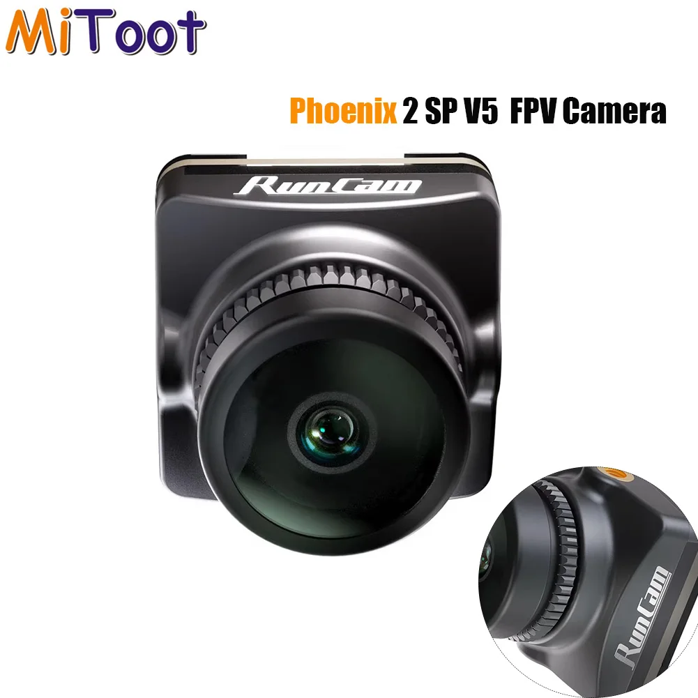 RunCam Phoenix 2 SP V5 Starlight FPV Camera 1200TVL Global WDR Night Vision 7.5g Mini 19x19x19mm DC 5‑36V NTSC/PAL for FPV Racin