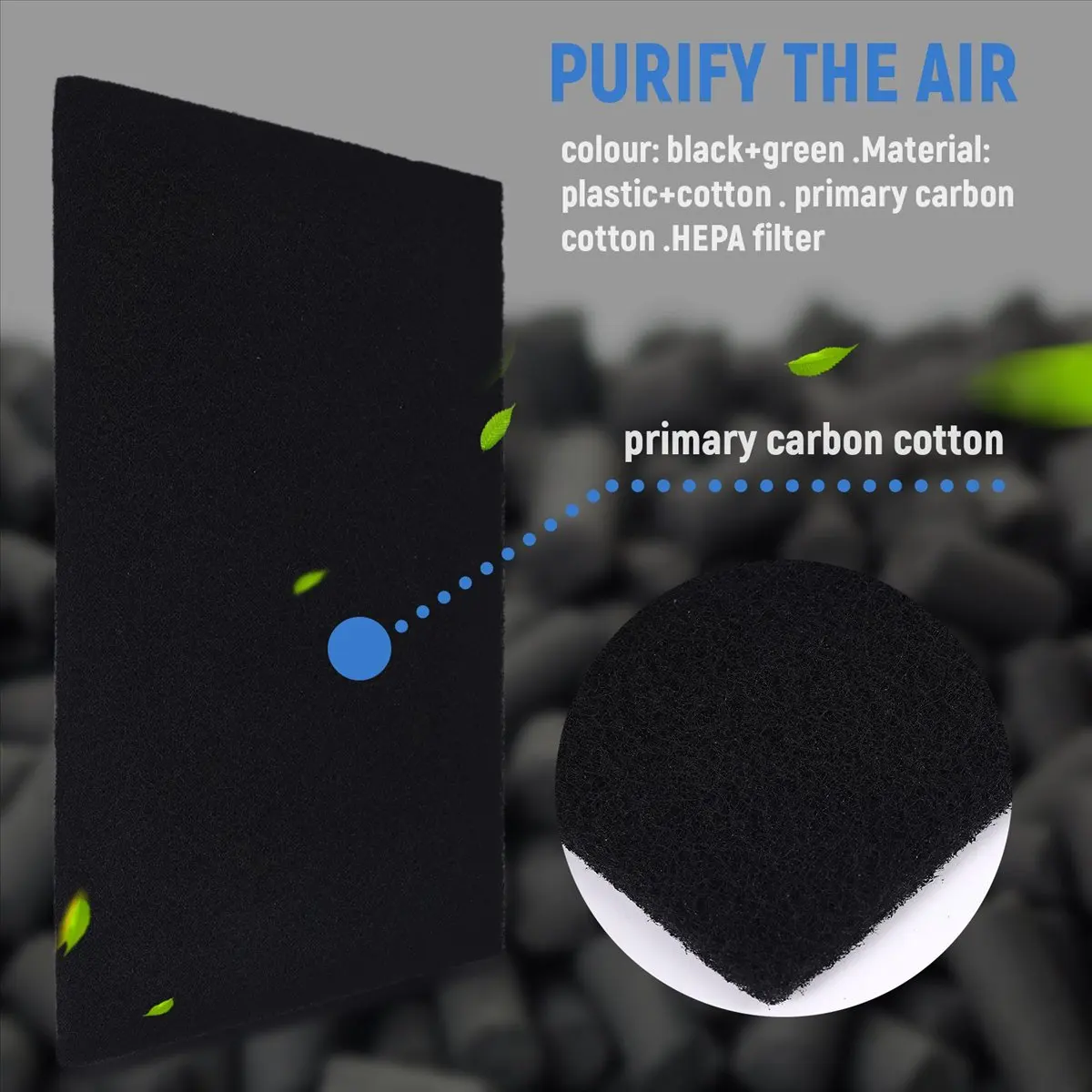 ABFS Filter Carbon Fiber for Air Purifier AP-1009CH AP-1008DH AP-1012GH AP-4072DH Accessories