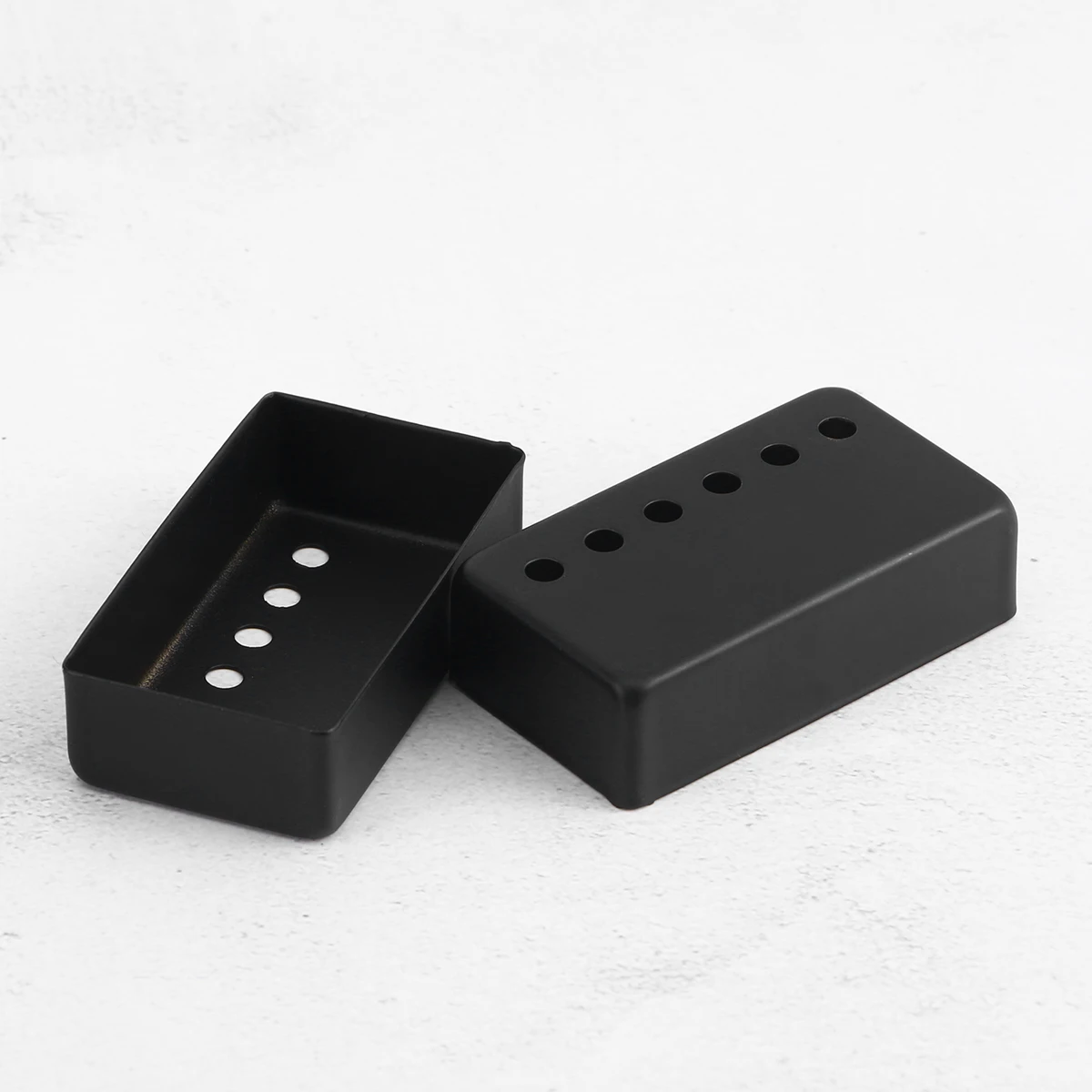 

2pcs Metal Double Coil Pickup Covers For Style Electric Guitar Chrome Plated 6-Hole Replacement Guitar Accessories Copper