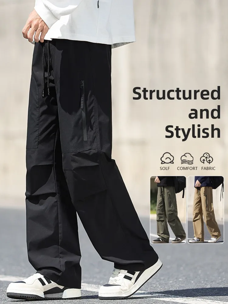 

Outdoor Workwear Trousers Men's Autumn Casual Hiking Pants Waterproof Windproof Wear Resistant Straight Leg Long Pants