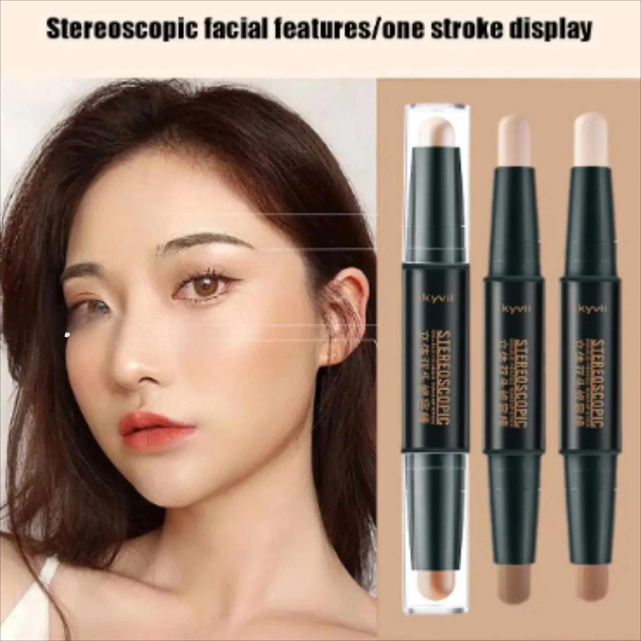 Make-up Basis Foundation Crème voor Gezicht Concealer Contouren voor Gezicht Bronzer Schoonheid Damescosmetica