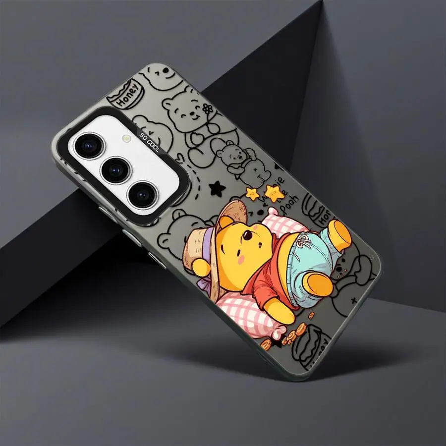 Funda de teléfono suave de Winnie The Pooh de Disney para Samsung Galaxy A73 A52 A55 A53 A54 A51 A56 A35 A72 A26 A36 A71