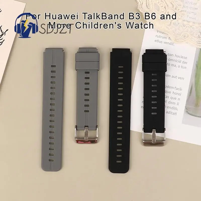 Universal Silicone 16mm Watch Band Strap For -Huawei TalkBand B3 B6 And More Children\'s Watch