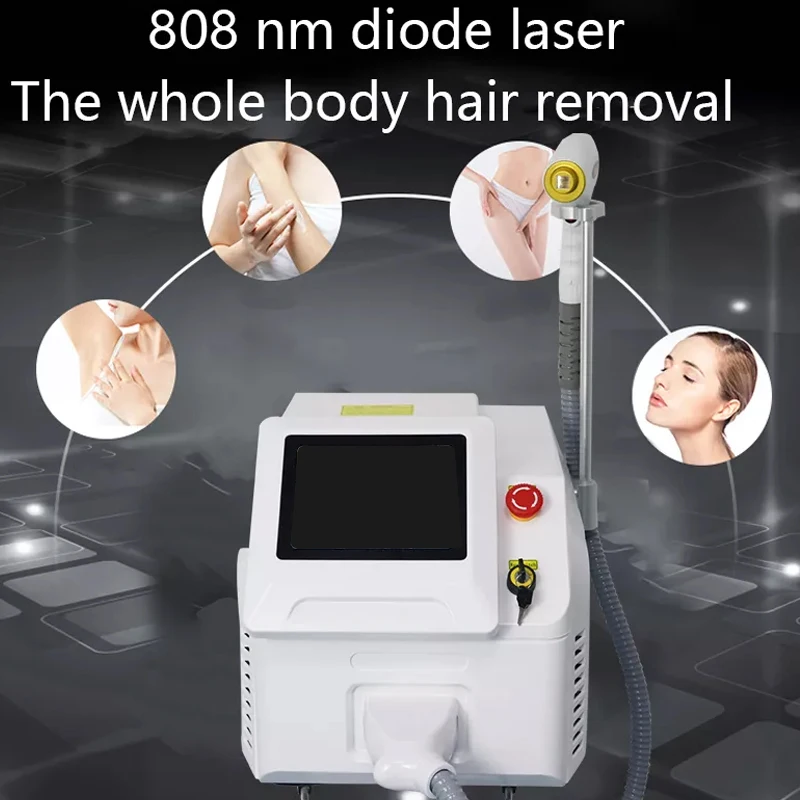Hot Sale Single Handle Diode Laser 808nm 755nm 1064nm Hair Removal Machine Painless Hair Removal Diode Laser Machine