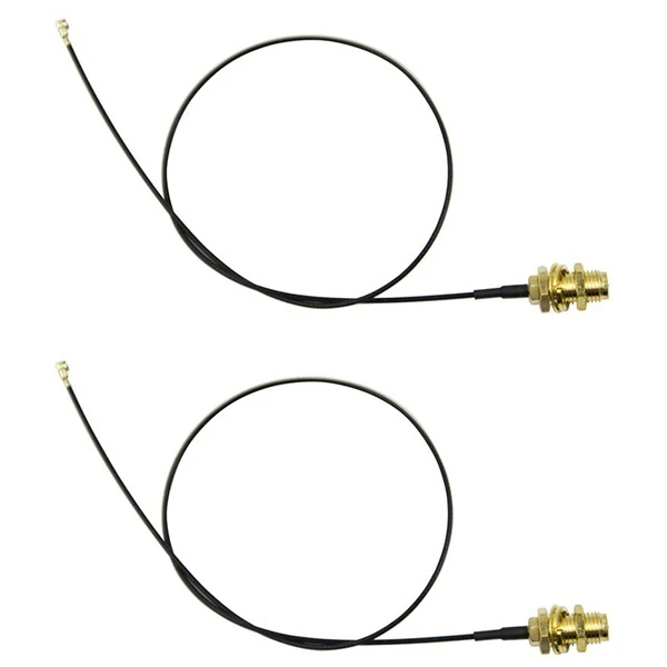 4 x 6DBi 2.4GHz 5GHz Dual Band WiFi RP-SMA Antenna + 4 x 35cm U.Fl / IPEX Cable