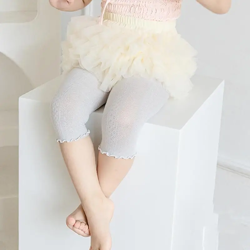 M89C فتاة صغيرة طماق الحفلات جوارب الساق الاحتياطات الأطفال الجوارب مرنة اقتصاص