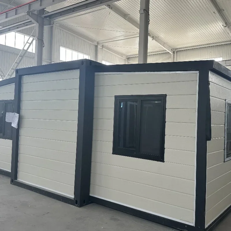 Prefabricated Expandable Container House Customizable Double Wing Folding House Portable Mobile Tiny Home Container for Spain