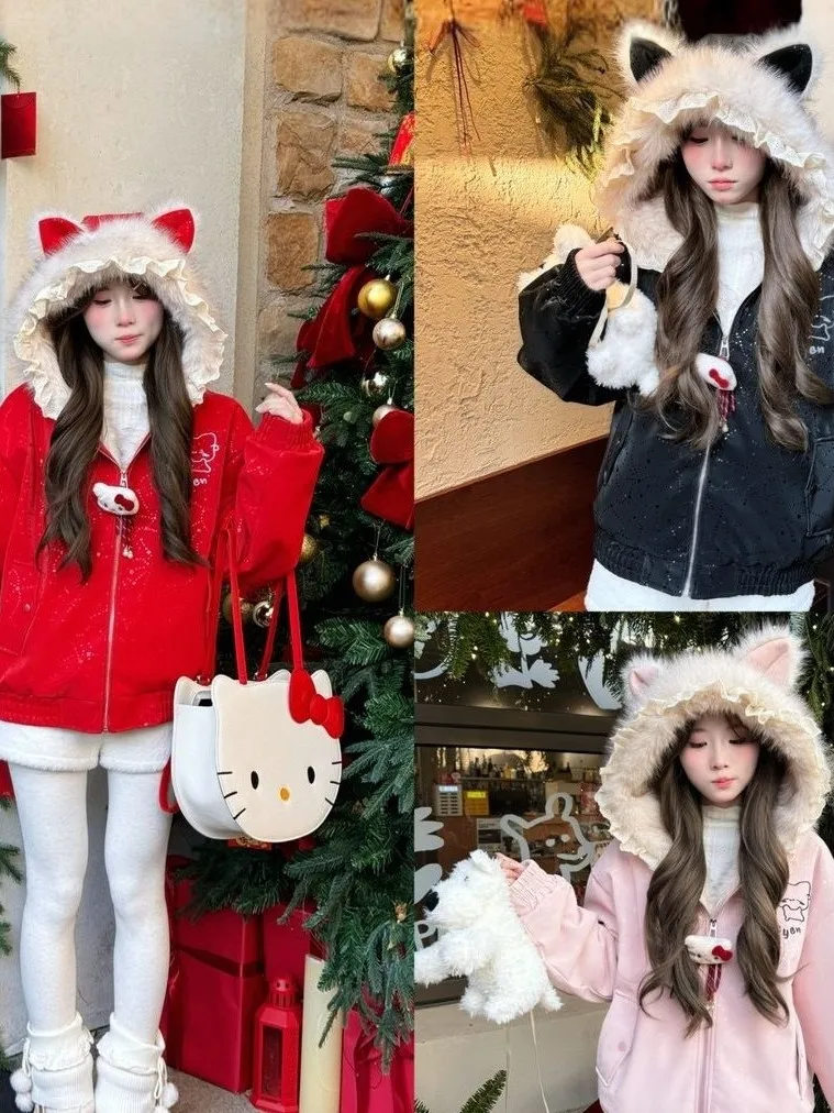 

Милое зимнее хлопковое пальто с капюшоном и флисовой подкладкой, очень теплое, не объемное, для мужчин и женщин