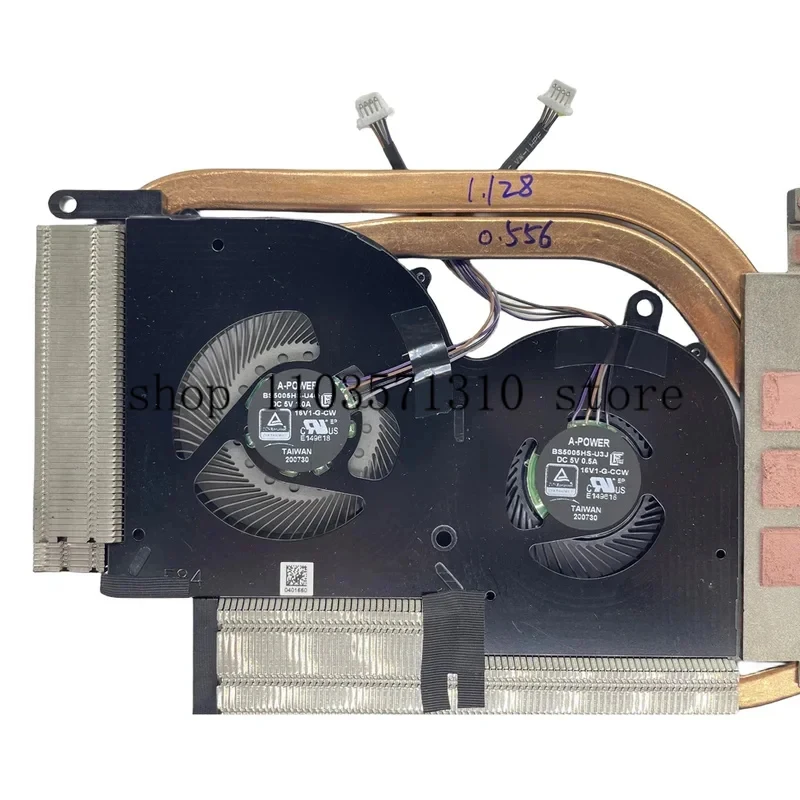 Fan for MSI GS66 Stealth Cooling Fans with Heatsink E 322500600 A87Y1K 10001048