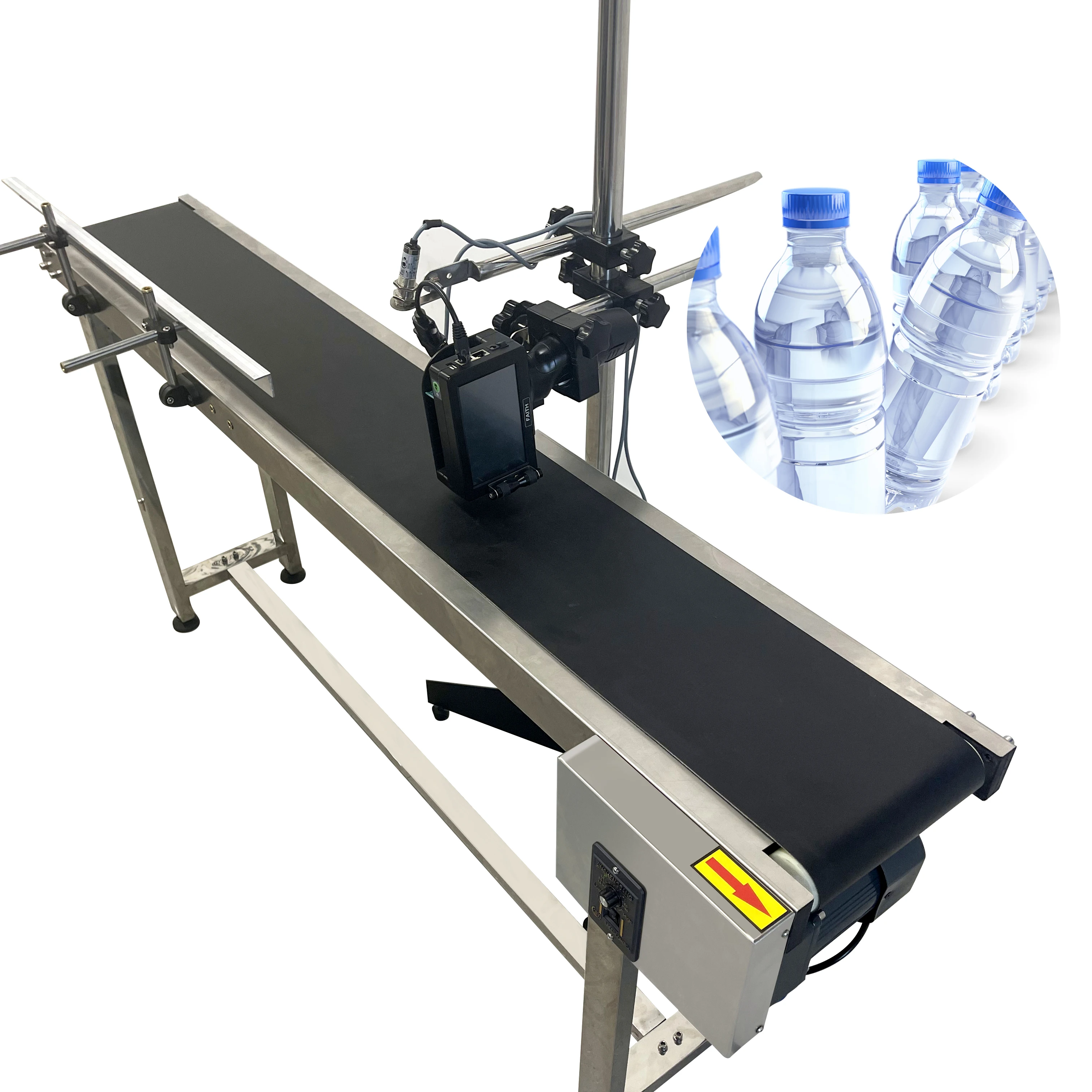 for Faith bottle transfer conveyor/bottle conveyor belt system/bottle slat conveyor belt