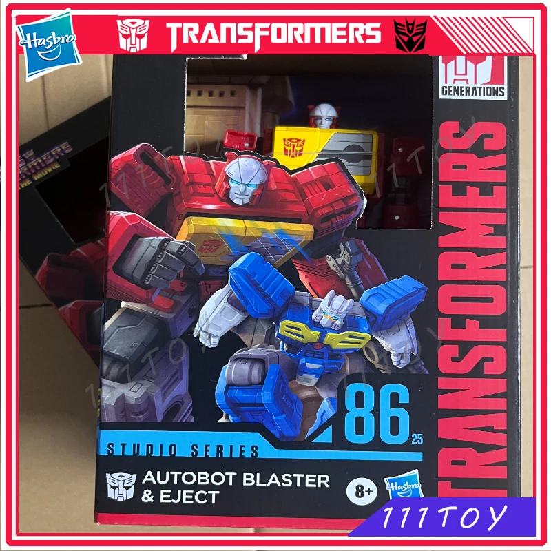 

In Stock Hasbro Transformers Classic Toys The Movie1986 SS86-25 Blaster&Eject Action Figure Robot Toy Collectibles Gifts Hobbies