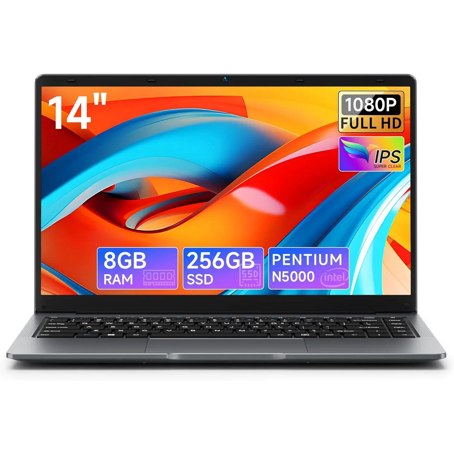 Ultra Slim 14.1Inch Laptop Intel Core N95 32GB 2TB Windows 11 Pro Gaming Computer PC Gamer office Notebook 1920*1080 HD
