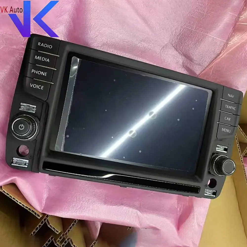 

8-дюймовый экран навигации, механическая кнопка, медиадисплей для VW Golf Mk7 Passat B8 Tiguan MK2 5NG919606 5NG 919 606