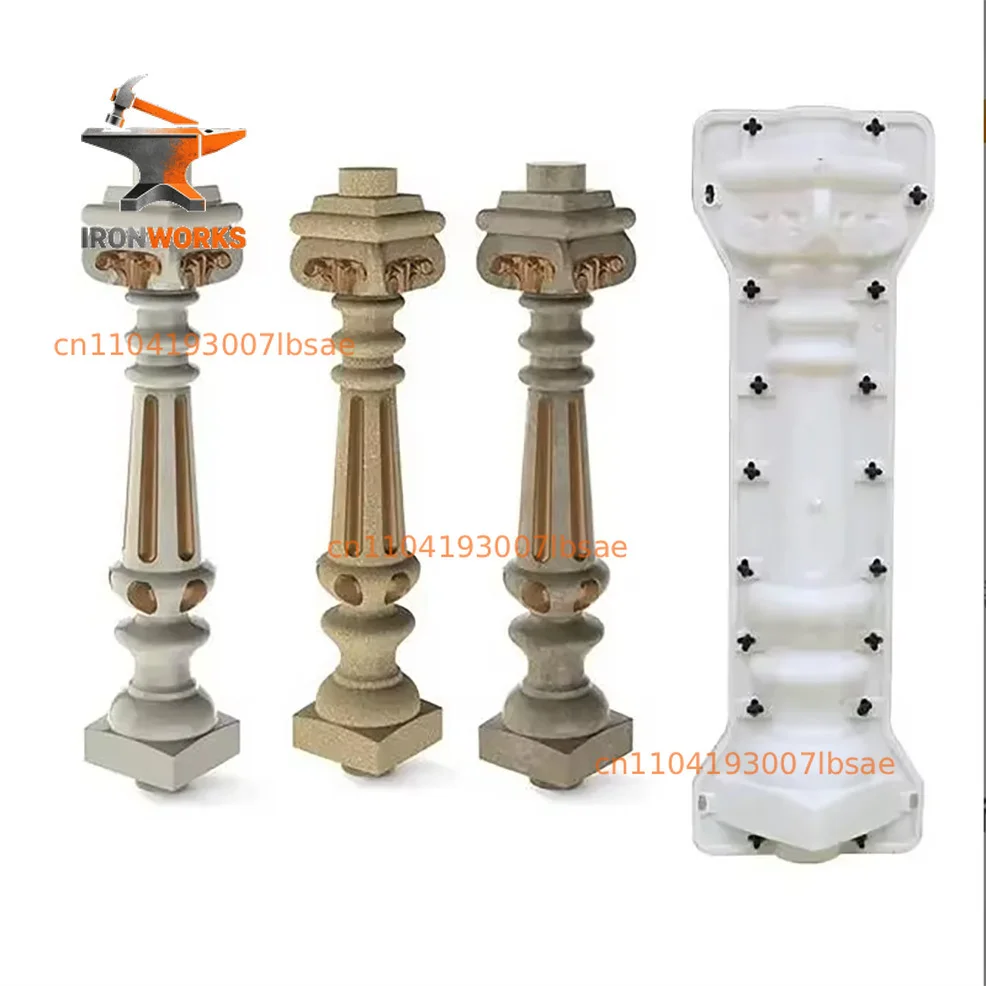 70cm Precast Garden Decorative Roman Pillar Shape  Concrete Baluster