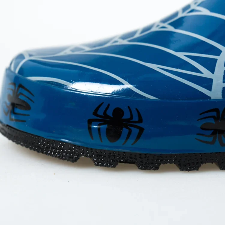 Nowe dziecięce buty przeciwdeszczowe Spider-Man z kreskówek Disneya studenckie kalosze moda dziecięca antypoślizgowe krótkie buty