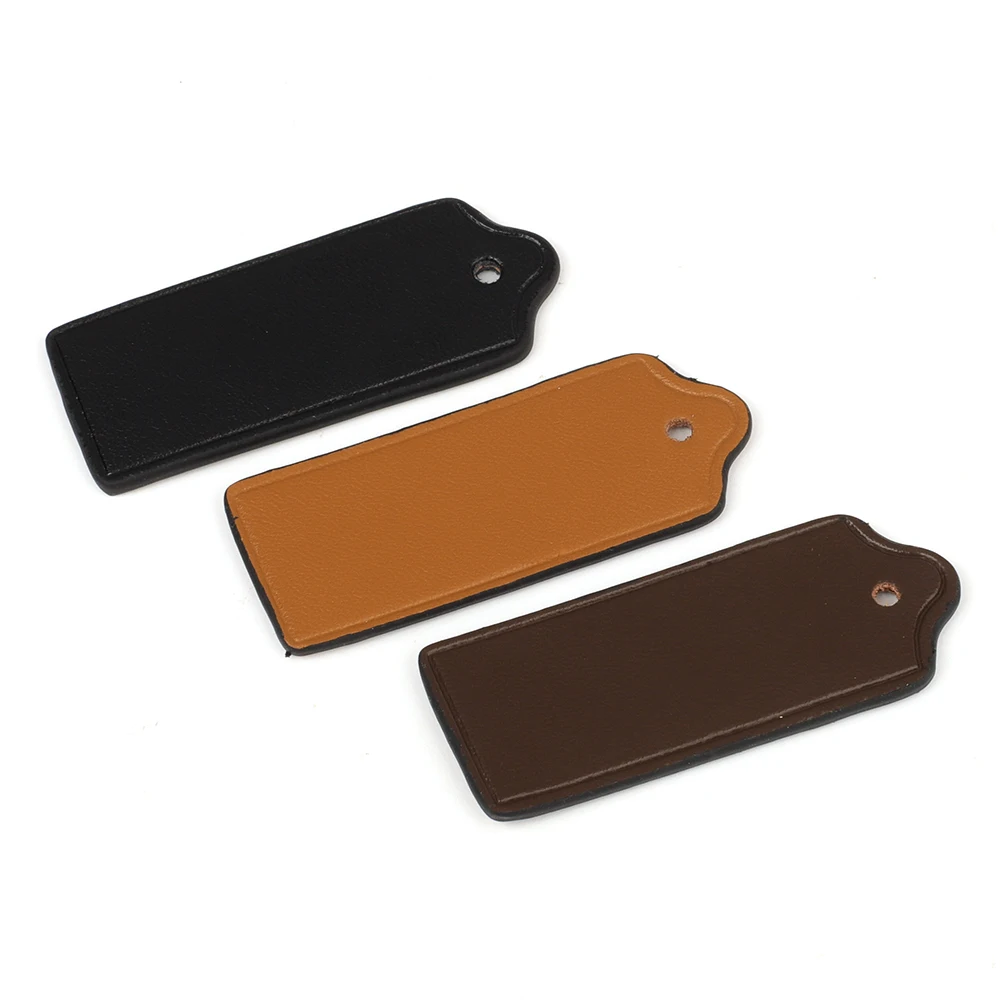 جلد البقر علامة الأمتعة حقيبة السفر العلامات أكياس الملحقات حقيبة جلدية حقيقية سحر سلسلة المفاتيح قلادة حقيبة يد محفظة شنق