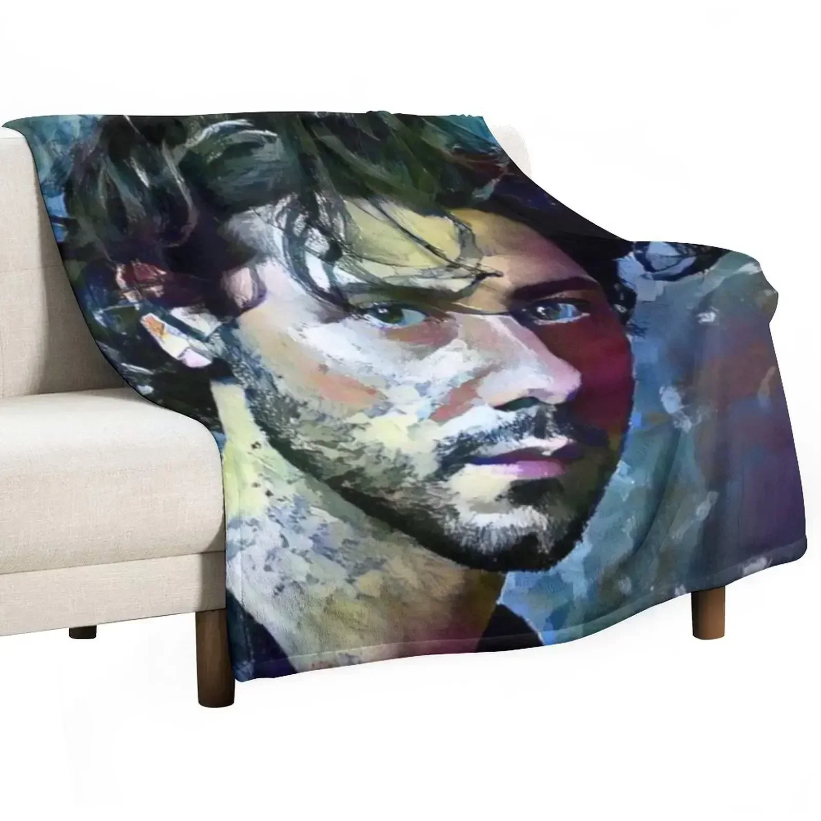 

Hale Appleman Portrait Painting Throw Blanket Personalized Gift sofa bed Blankets