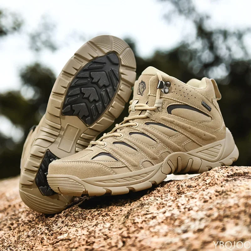New Winter Men's Boots Warm Plush High-Top Snow Boots Waterproof Men Hiking Boots Outdoor Sneakers Men Work Fashion Ankle Boots