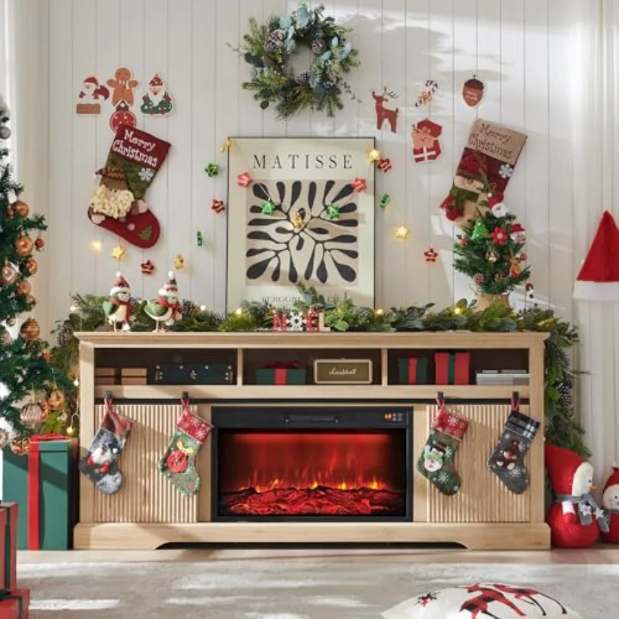 30 Inserti per caminetto elettrico con telecomando 3 impostazioni di fiamma Funzionalità del riscaldatore Funzionamento a basso rumore Sovraiscaldamento timer da 6 ore