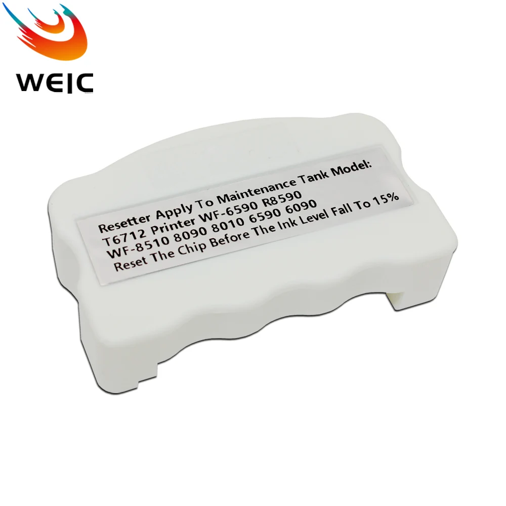 

T6712 Waste Ink Tank Chip Resetter for Epson Workforce Pro WF 6090 6590 8010 8090 8590 8510 R8590 R8090 R6590 R8010 Printer