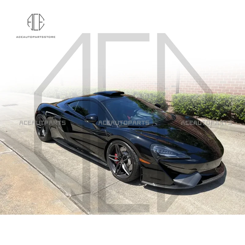 For Mclaren 540C 570S high-quality 3K carbon fiber roof intake body kit front bumper edge side skirts rear diffuser vents