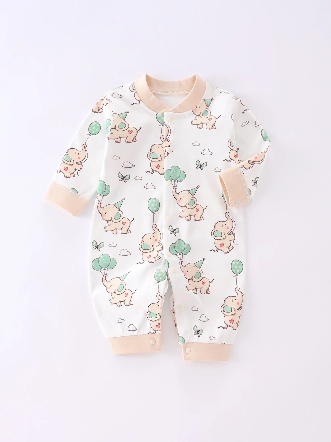 

Baby Onesie Pure contton Long Sleeve Cute Bear Printed Onesie Boys Girls Onesie For Four Seasons Newborn Gifts