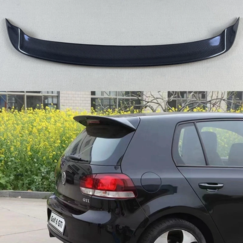 For Volkswagen Golf 6 MK6 GTI  R20 2010-2013 carbon fiber top wing Roof Spoiler Wing Lip