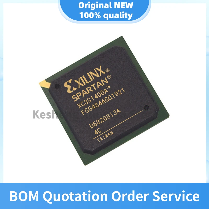 

XC3S1400A-4FGG484C packages BGA484 programmable logic device embedded chip.