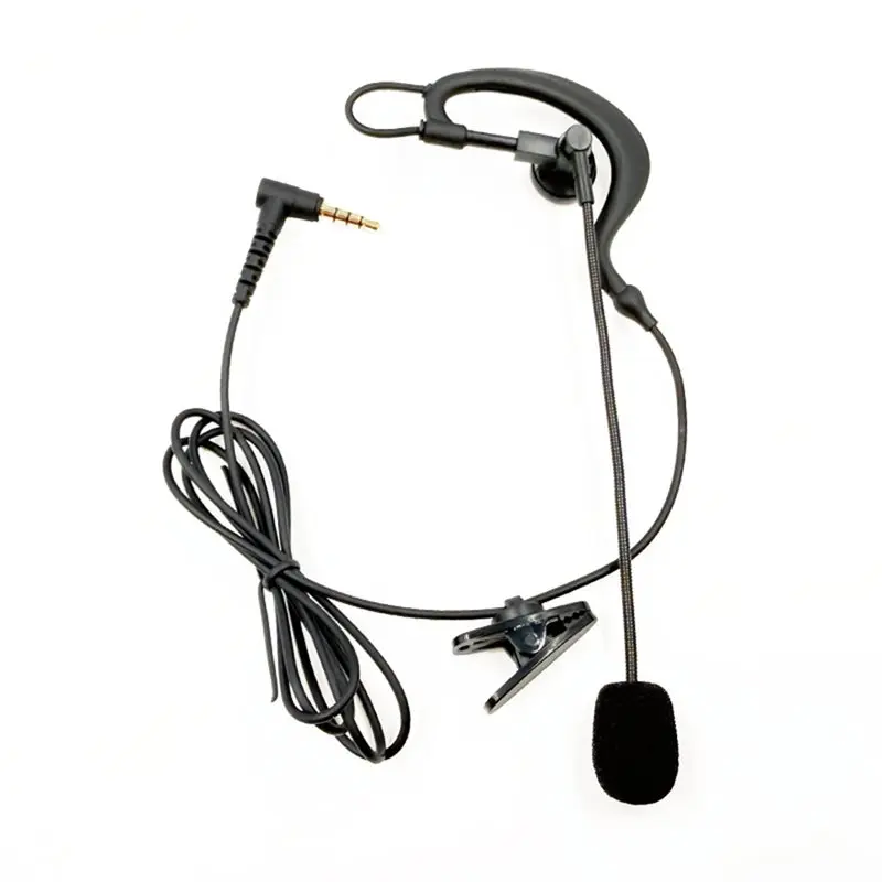 B50B-Football Referee Intercom Headset Judger Arbitration Earphone Earpiece Bicycle Conference For V6 V4