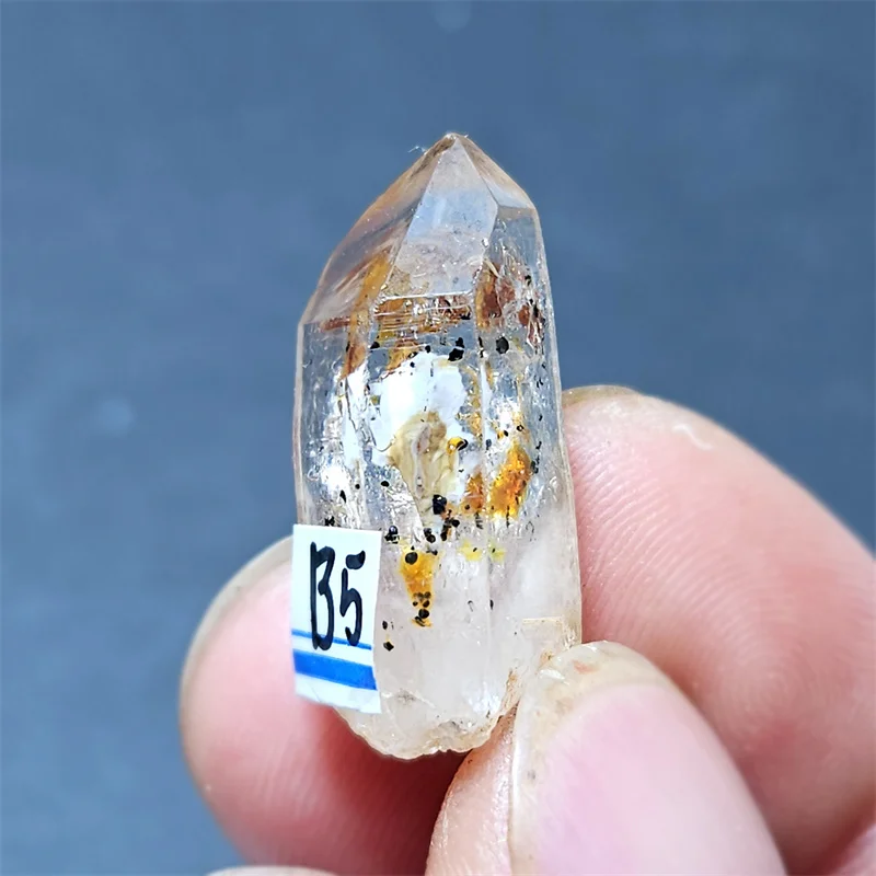 Natural Crystal Obelisk Point Energy Healing Herkimer diamond Raw Stone Mineral specimen Teaching home decoration gem collection