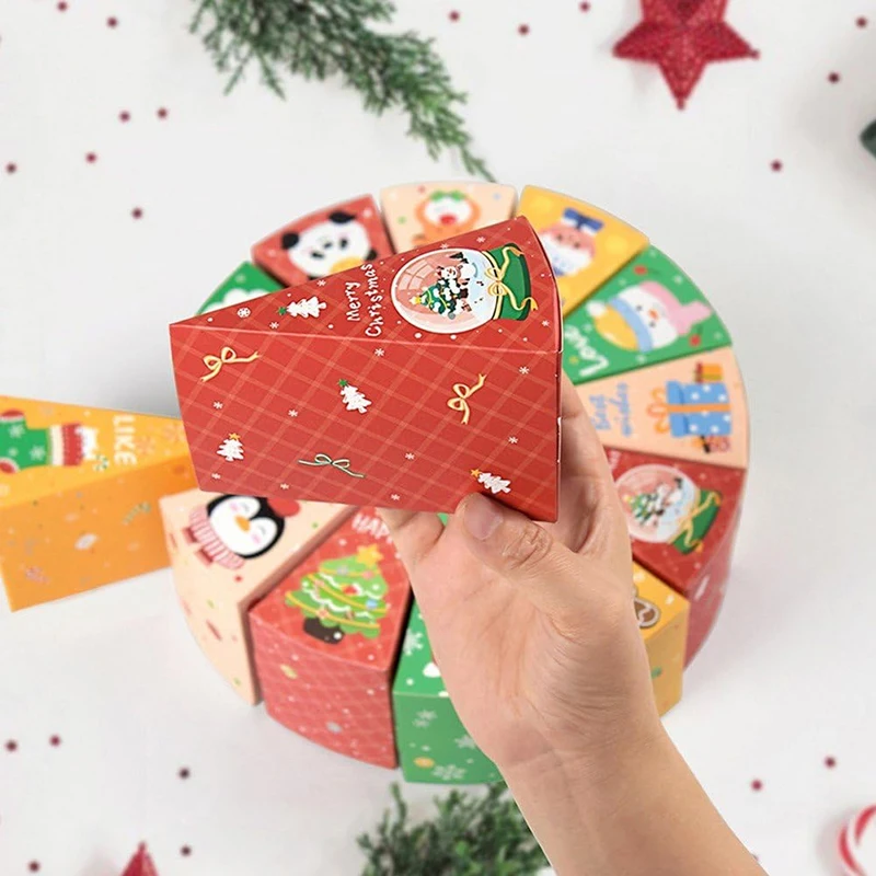 Merry Christmas Candy Box 12pcs Gift Boxes