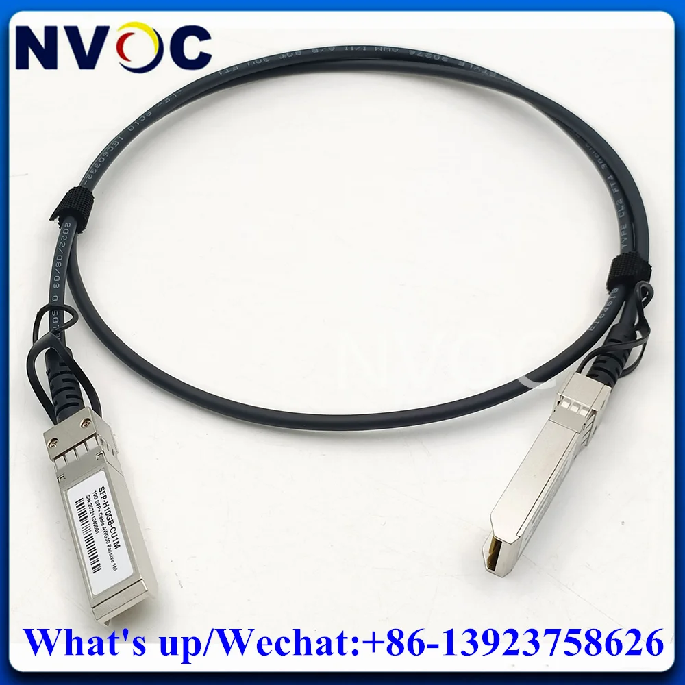 

Высокоскоростной 10G SFP + к SFP медному Twinax 1M 30AWG прямой привод, Пассивный ЦАП-кабель для Cisco Ubiquiti Zyxel Mikrotik Arisata