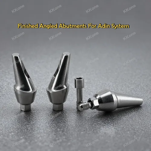 Imagen 2 del producto 10 juegos de accesorios de aleación de titanio para implante Dental, pertas rectas y en ángulo terminadas para sistema Adin, suministros para clínica Dental