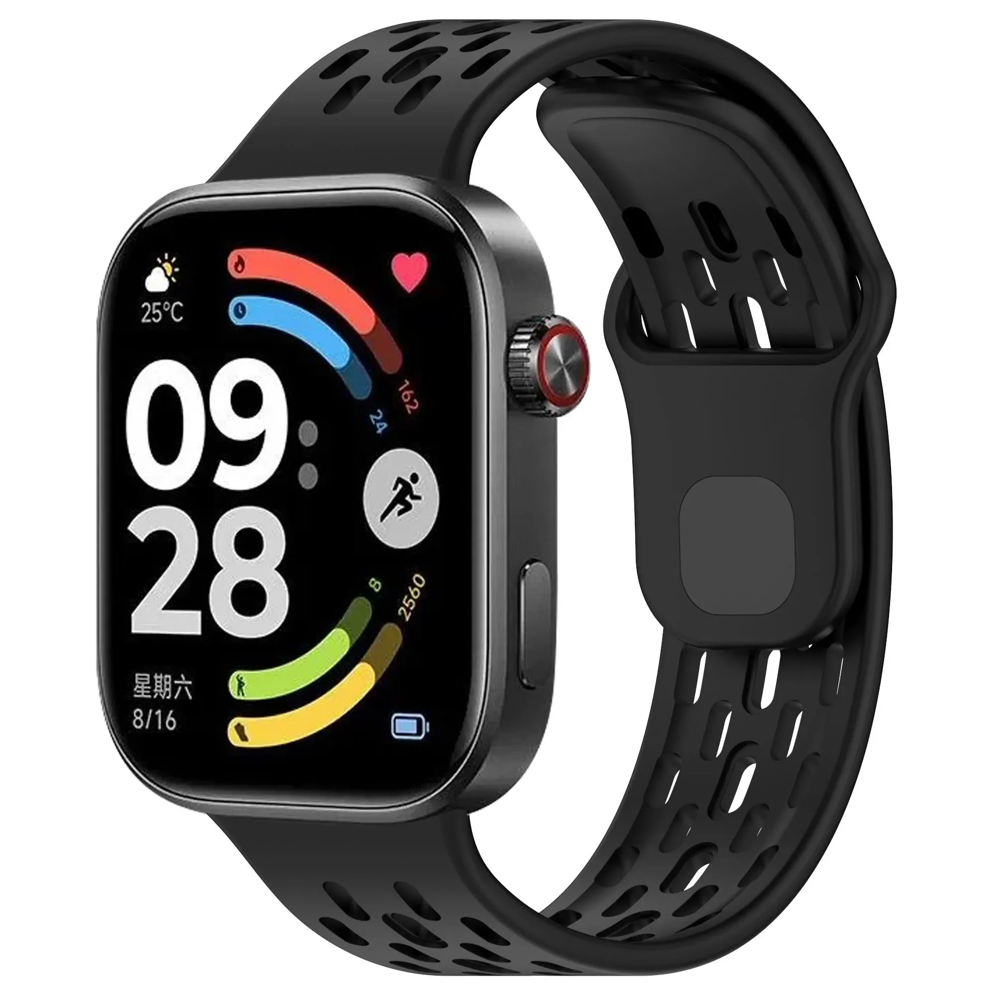 Silikonarmband für Redmi Watch 6 Active 6 Lite 6 5 4 Sportliches Komfortables Armband für Xiaomi Mi Band 10 Pro 9 Pro 8 Pro – Detail 13