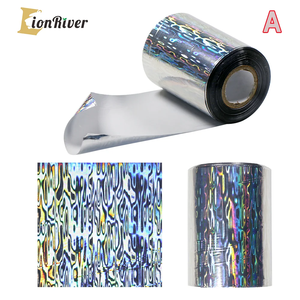 Lionriver Hot Stamping Foil Laser Transfer Coating Sheet Holographic Paper Film Saltwater Fishing Lure Jig Bait Making DIY Craft