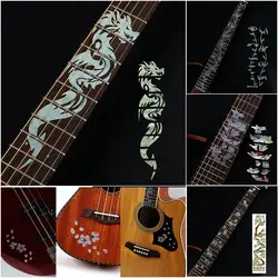 Ultra Fina Cruz Inlay Adesivos, Peças De Guitarra, Decorações De Instrumentos De Música, Acessórios De Guitarra, Decalques Fretboard