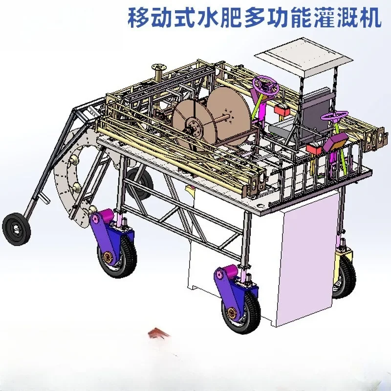 Functional irrigation machine Sprinkler irrigation, drip irrigation, various irrigation modes