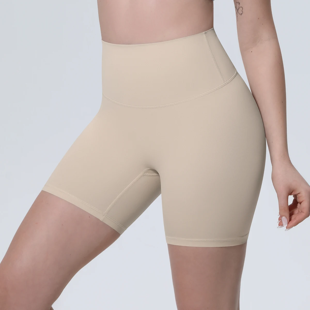 20 Farben Hochelastische Schnelltrocknende Nahtlose Yoga-Shorts Gym-Sport-Peach-Butt-Shorts mit Hoher Taille Lauf- und Fitness-Shorts Workout-Shorts – Detail 15