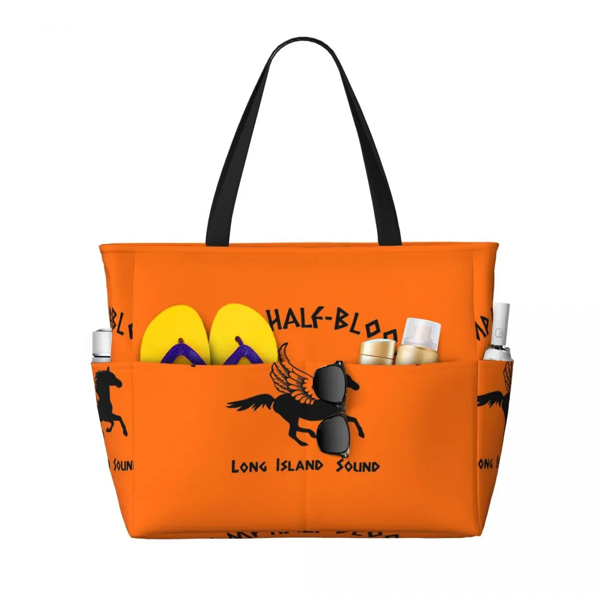 CAMP HALF-BLOOD Beach Tote Bag Sport Gym Yoga Duffle Large Tote Bag Women Travel Bag Fitness bag