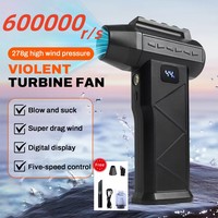 Powerful 600000RPM Violent Fan Brushless 5-speed Regulation Air Blower Strong Winds Speed 58m/s Portable Electric Air Duster
