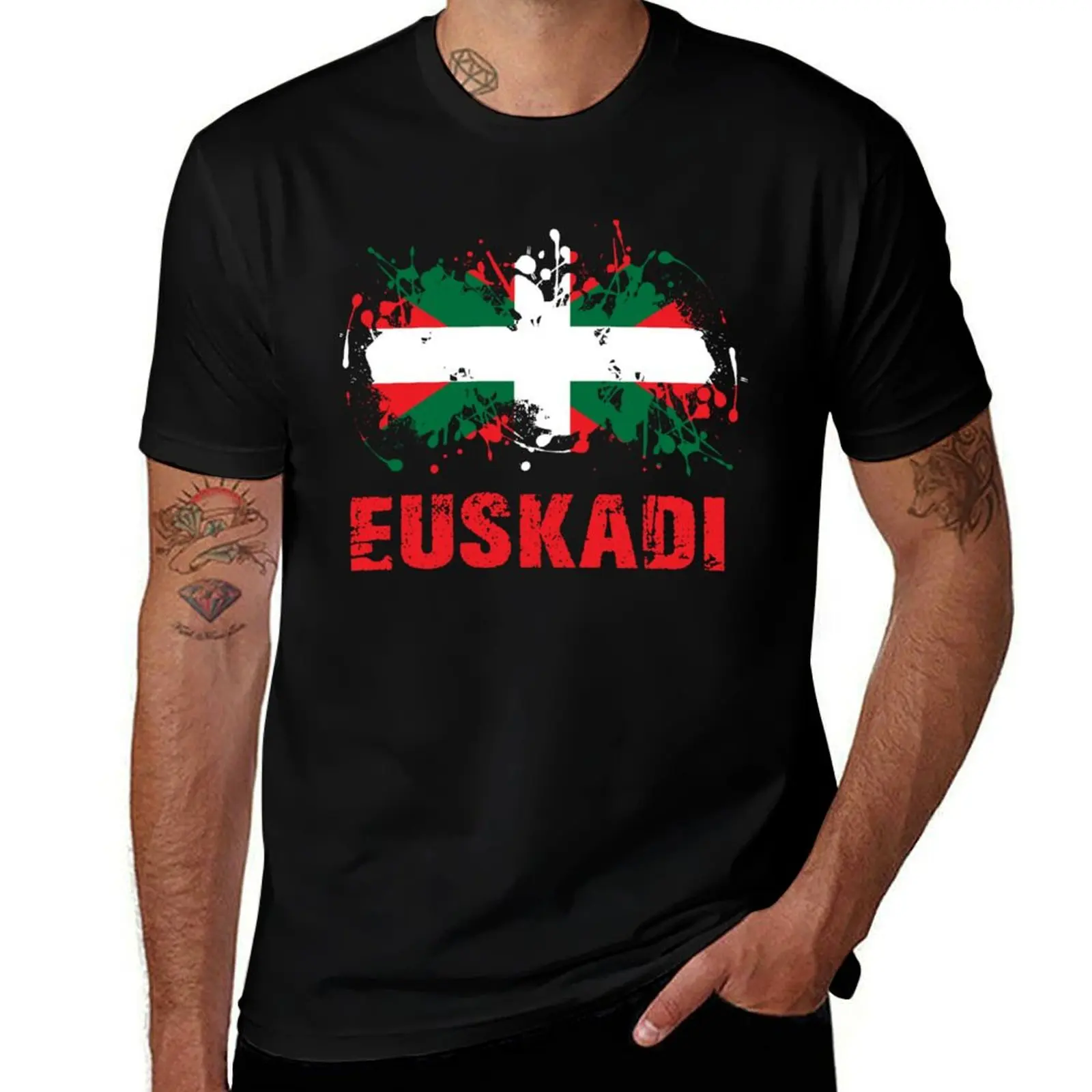 

Basque Country and Euskadi for Basque Country Enthusiasts T-Shirt funny t shirts dark humor cotton t shirts high quality T-shirt